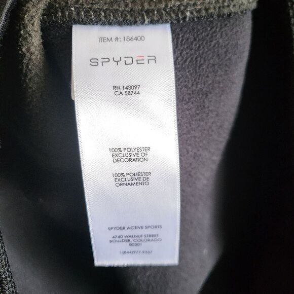 Spyder Men’s Outbound Half Zip Pullover Sweater Red and Black Size L - Picture 6 of 10